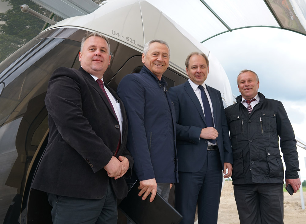 Representatives from Mogilev Appreciated SkyWay Achievements