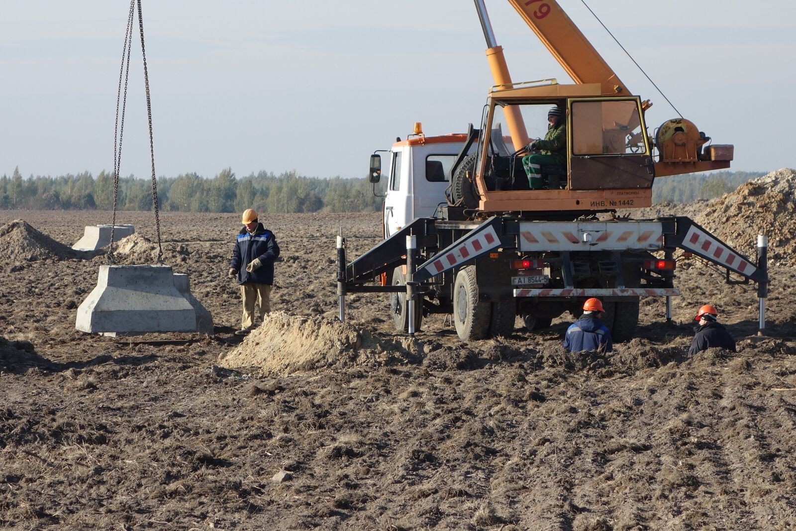 EcoTechnoPark construction process. Photo report for 16.10.2015