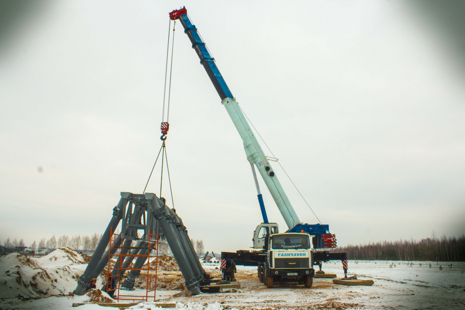 SkyWay Freight Route: Construction Continues